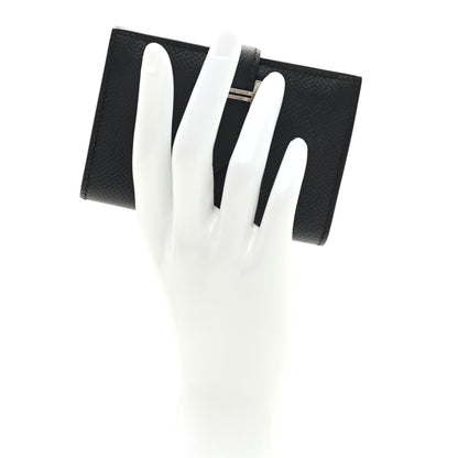 Hermes Epsom Bearn Card Holder Wallet Black 2 of 7