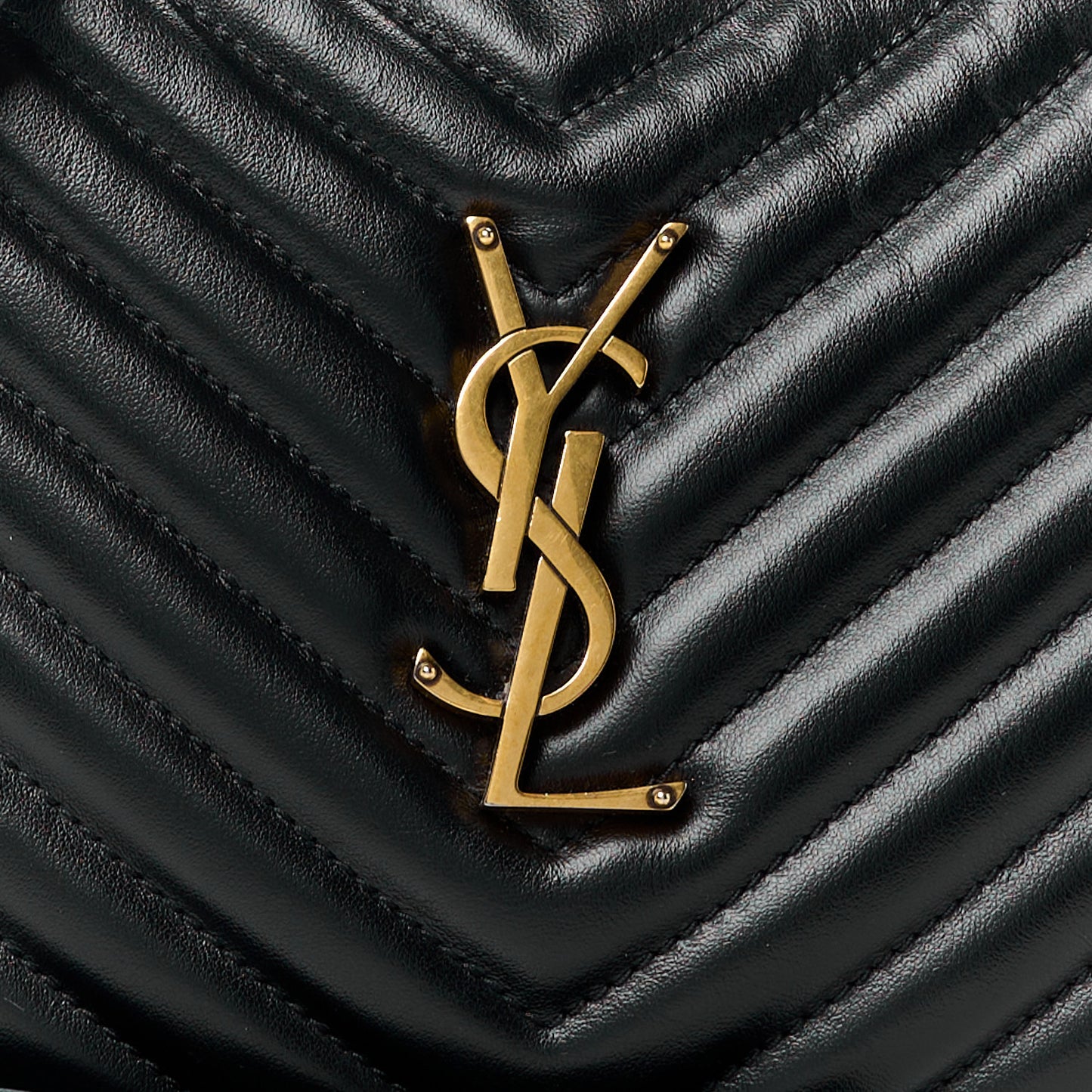 Calfskin Matelasse Monogram Lou Camera Bag Black