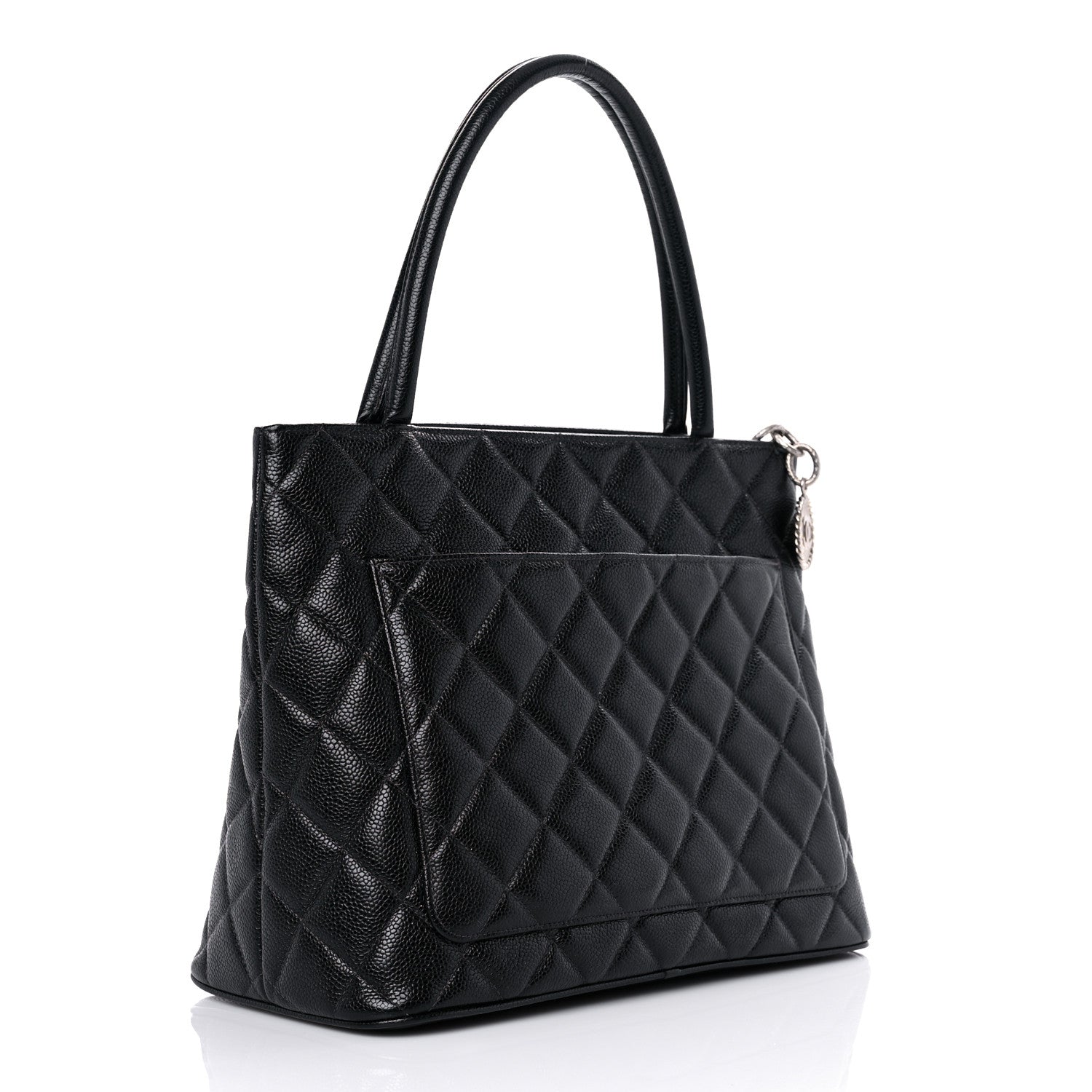 Chanel Caviar Quilted Medallion Tote Black 2 of 19