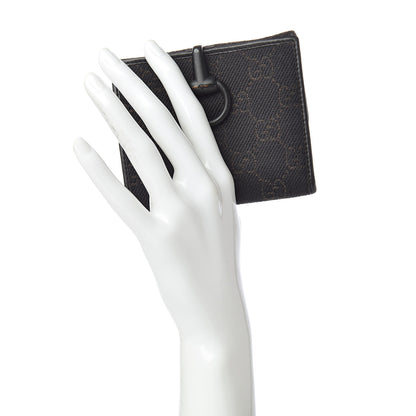 Gucci Monogram Glam French Flap Wallet Black 2 of 12