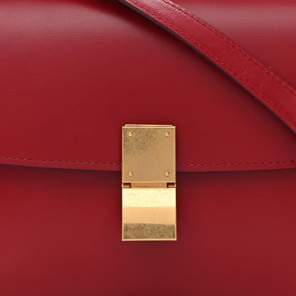 Celine Box Calfskin Teen Classic Box Flap Bag Red 9 of 12