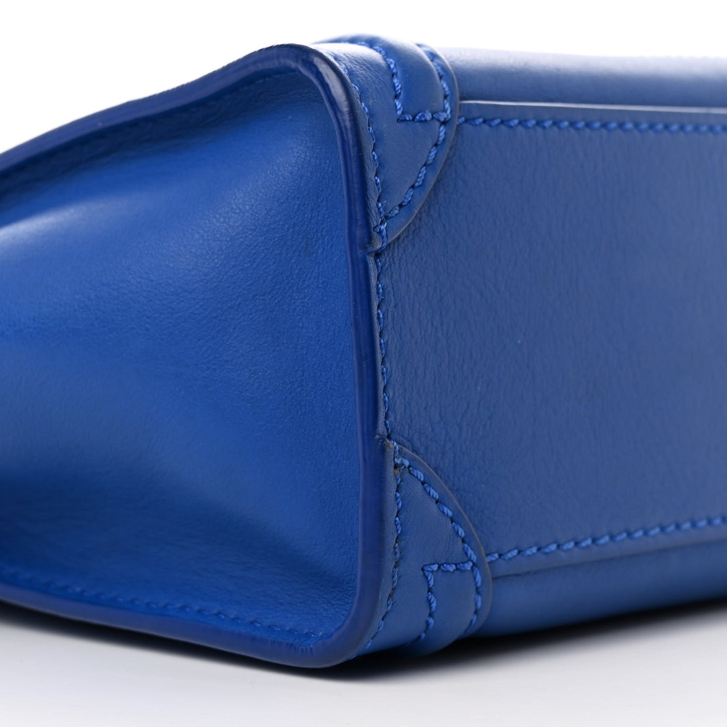 Smooth Calfskin Nano Luggage Royal Blue