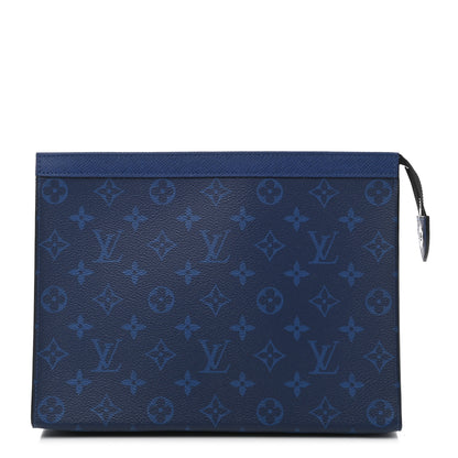 Louis Vuitton Monogram Eclipse Pochette Voyage MM Pacific Blue 1 of 7