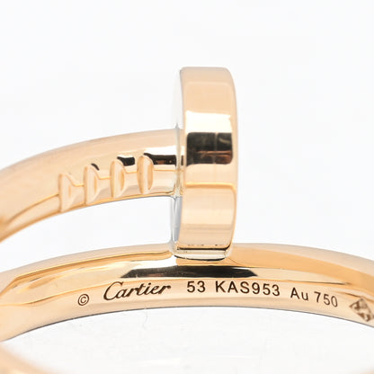 Cartier 18K Yellow Gold Juste Un Clou Ring 53 6.25 4 of 5