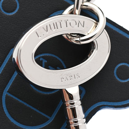 Louis Vuitton Calfskin S Lock Bag Charm Key Holder Silver 5 of 7