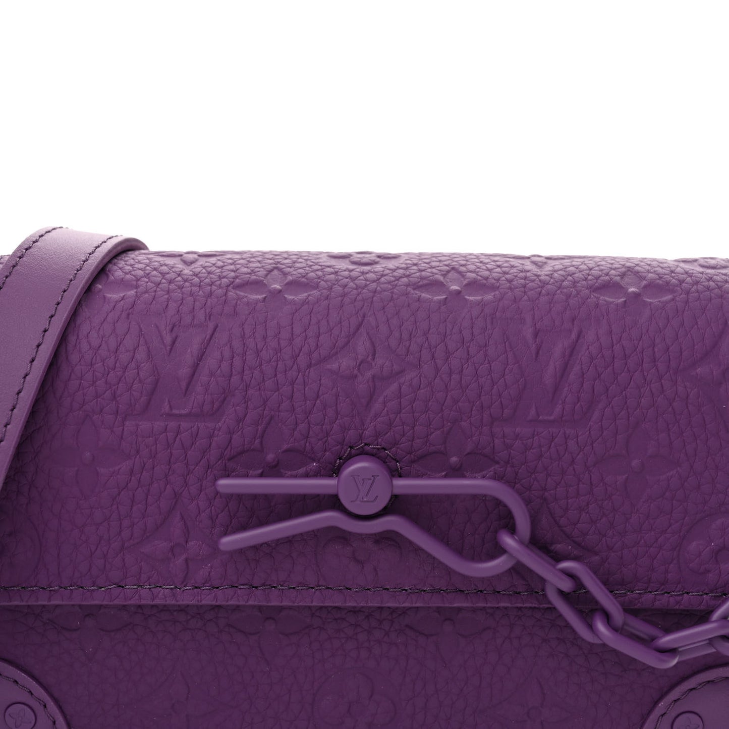 Taurillon Monogram Steamer Wearable Wallet Purple Night