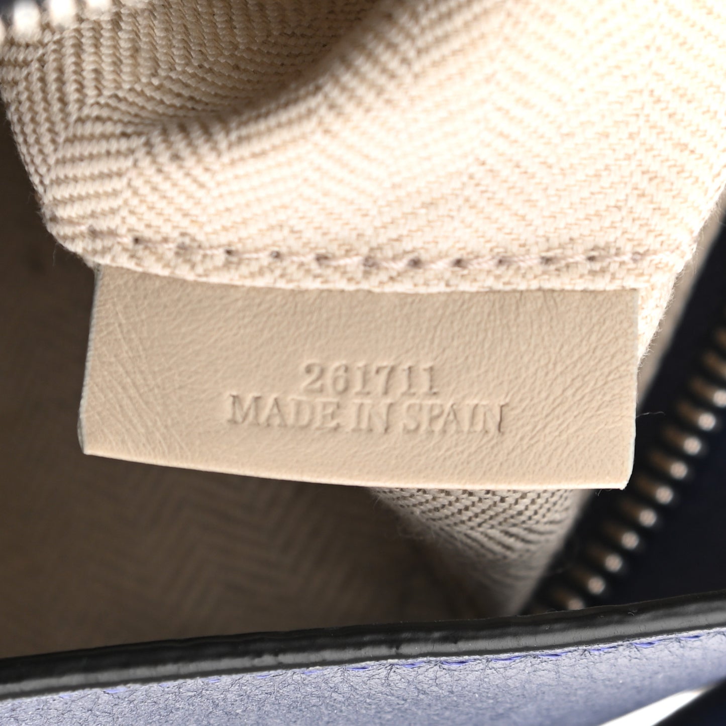 Calfskin Medium Puzzle Bag Marine