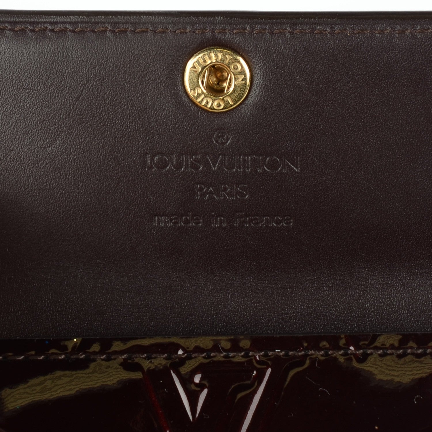 Louis Vuitton Vernis Ludlow Wallet Amarante 6 of 7