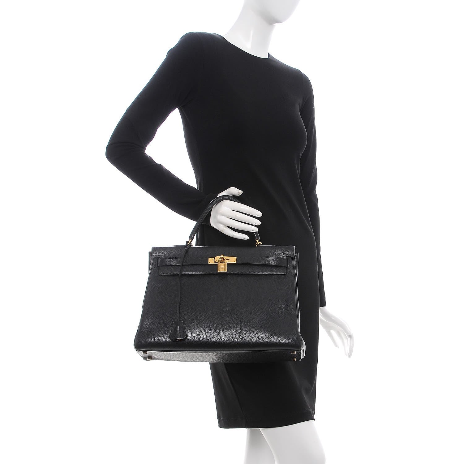 Hermes Ardennes Kelly Retourne 35 Black 3 of 32