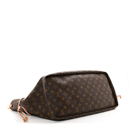 Louis Vuitton Monogram Stamped Inside Out Neverfull Bandouliere GM Beige 4 of 11