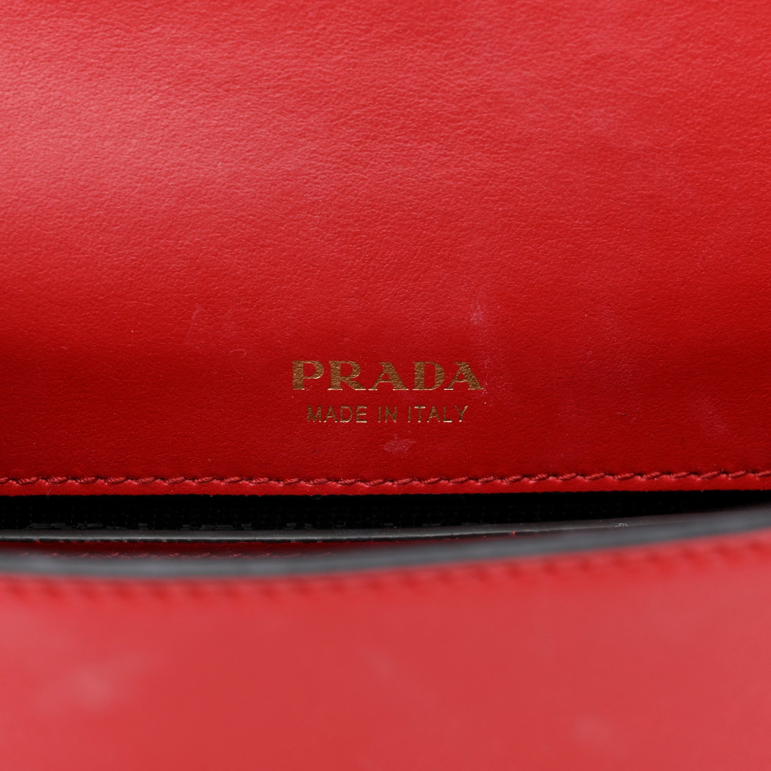 Prada Saffiano City Calf Cahier Belt Bag Fuoco Black 6 of 14