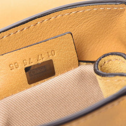 Chloe Suede Calfskin Mini Faye Backpack Dusty Yellow 8 of 10