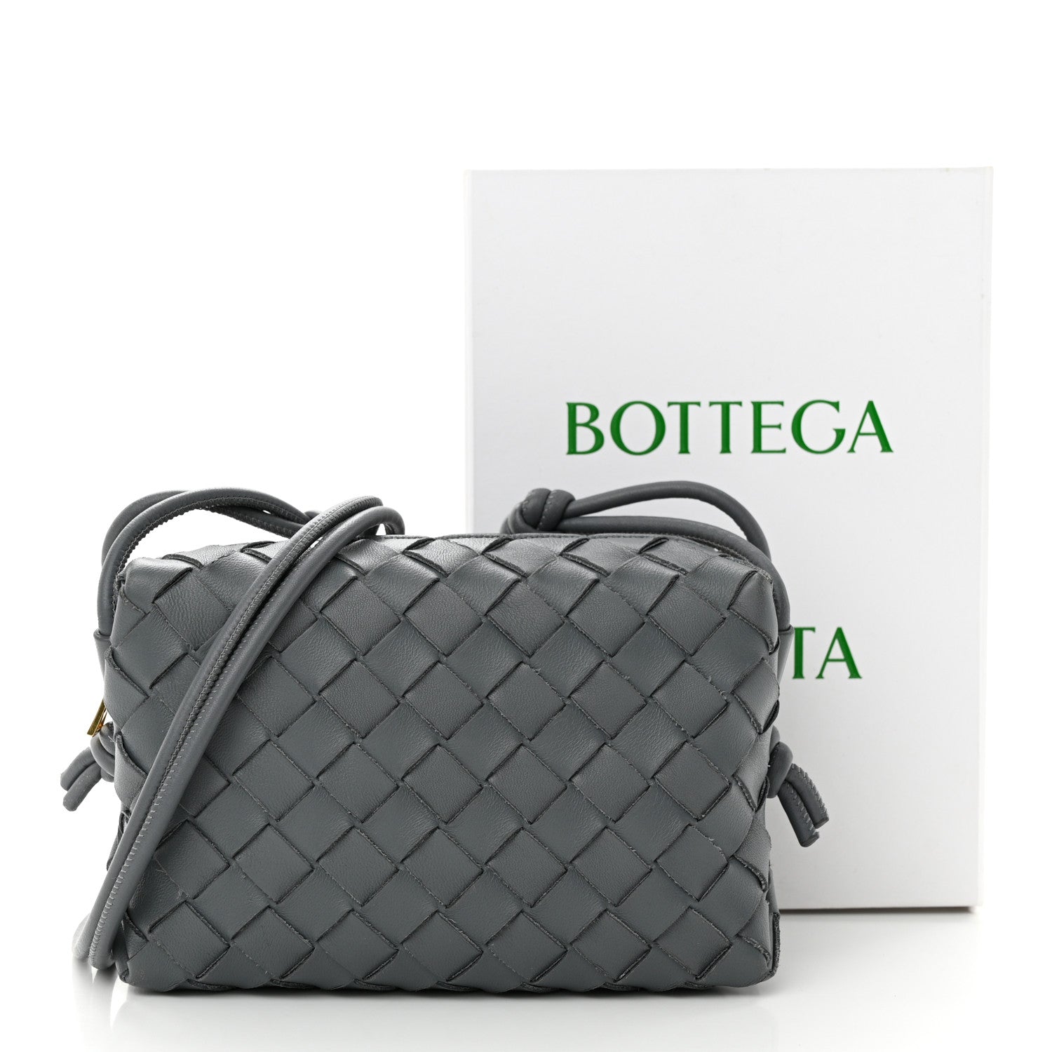 Bottega Veneta Nappa Intrecciato Mini Loop Camera Bag Thunder 10 of 10