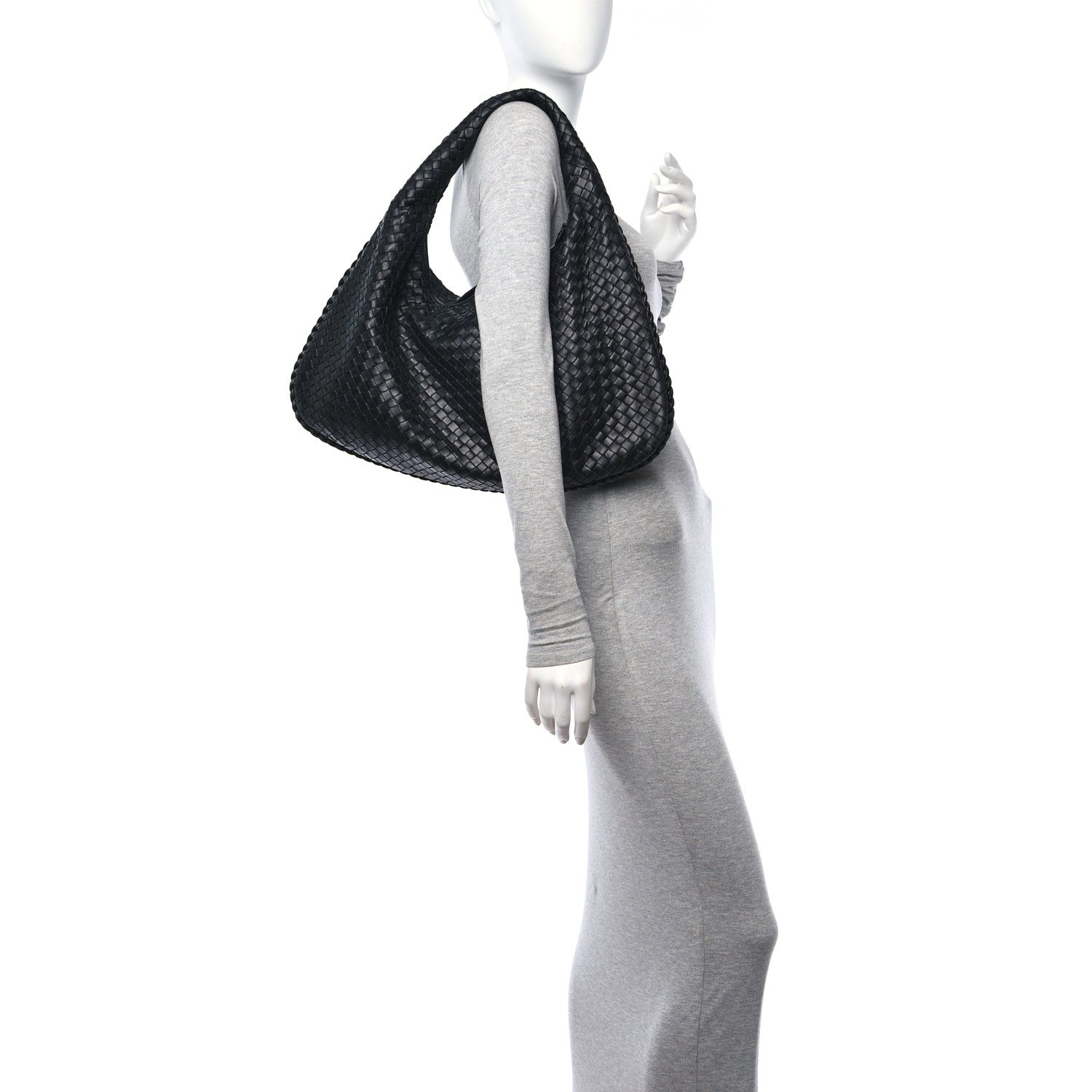Bottega Veneta Nappa Intrecciato Large Veneta Hobo Black 2 of 16