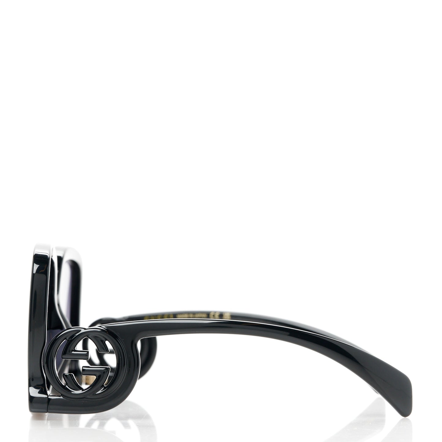 Acetate Rectangle Frame Sunglasses GG1326S Black
