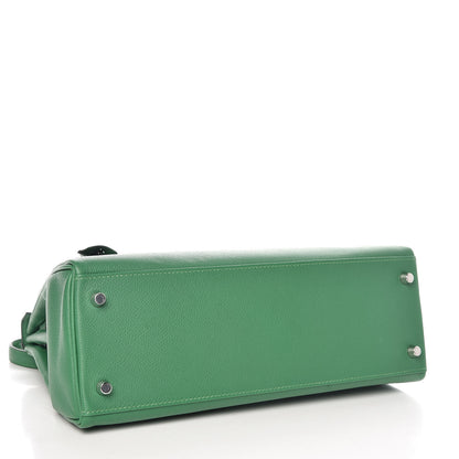 Hermes Evercolor Kelly Retourne 32 Cactus 6 of 37