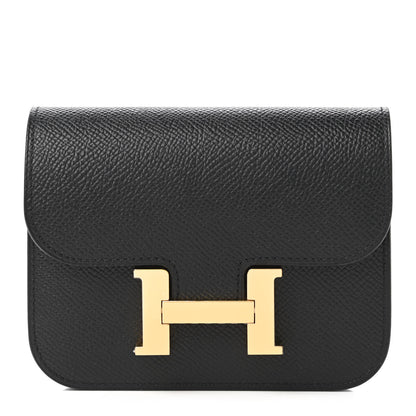 Hermes Epsom Constance Slim Wallet Black 1 of 11