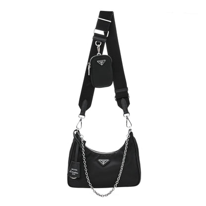 Prada Nylon Re-Edition 2005 Shoulder Bag Black 1 of 16