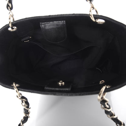 Chanel Caviar Quilted Petit Shopping Tote PST Black 7 of 11