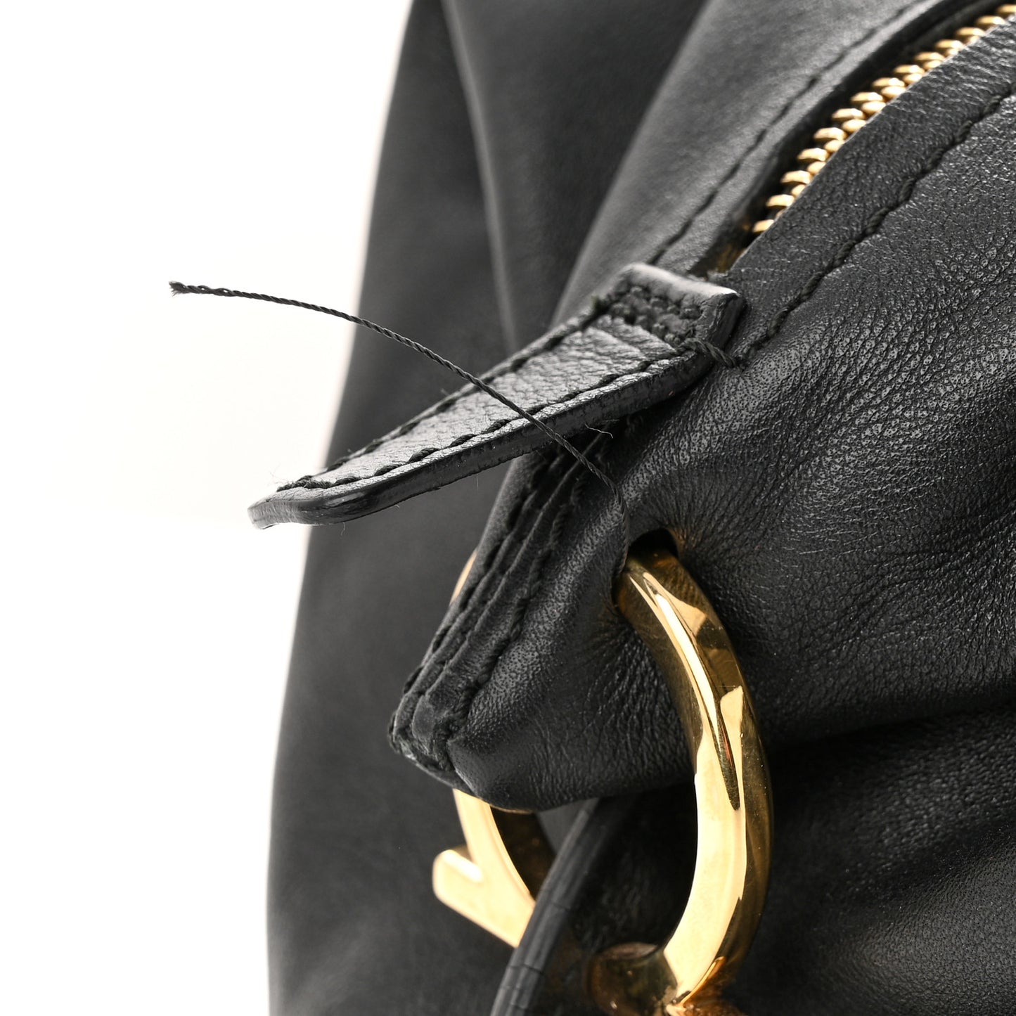 Calfskin Sofia Satchel Black