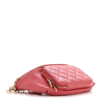 Chanel Caviar Quilted Business Affinity Waist Belt Bag Pink 4 of 14