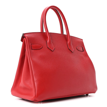 Hermes Epsom Birkin 30 Rouge Vif 3 of 10