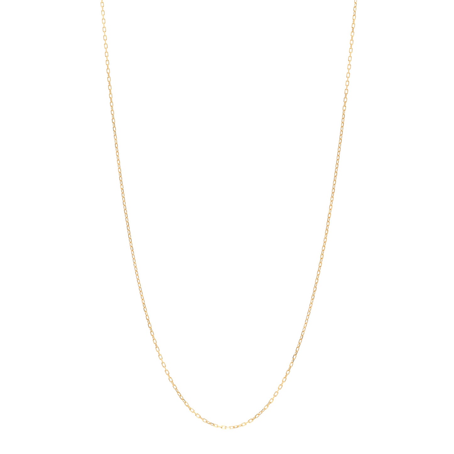 18K Yellow Gold Chain Necklace