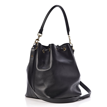 Saint Laurent Calfskin Large Emmanuelle Bucket Bag Black 4 of 13