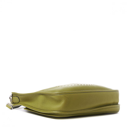 Hermes Taurillon Clemence Evelyne II PM Vert Chartreuse 3 of 8