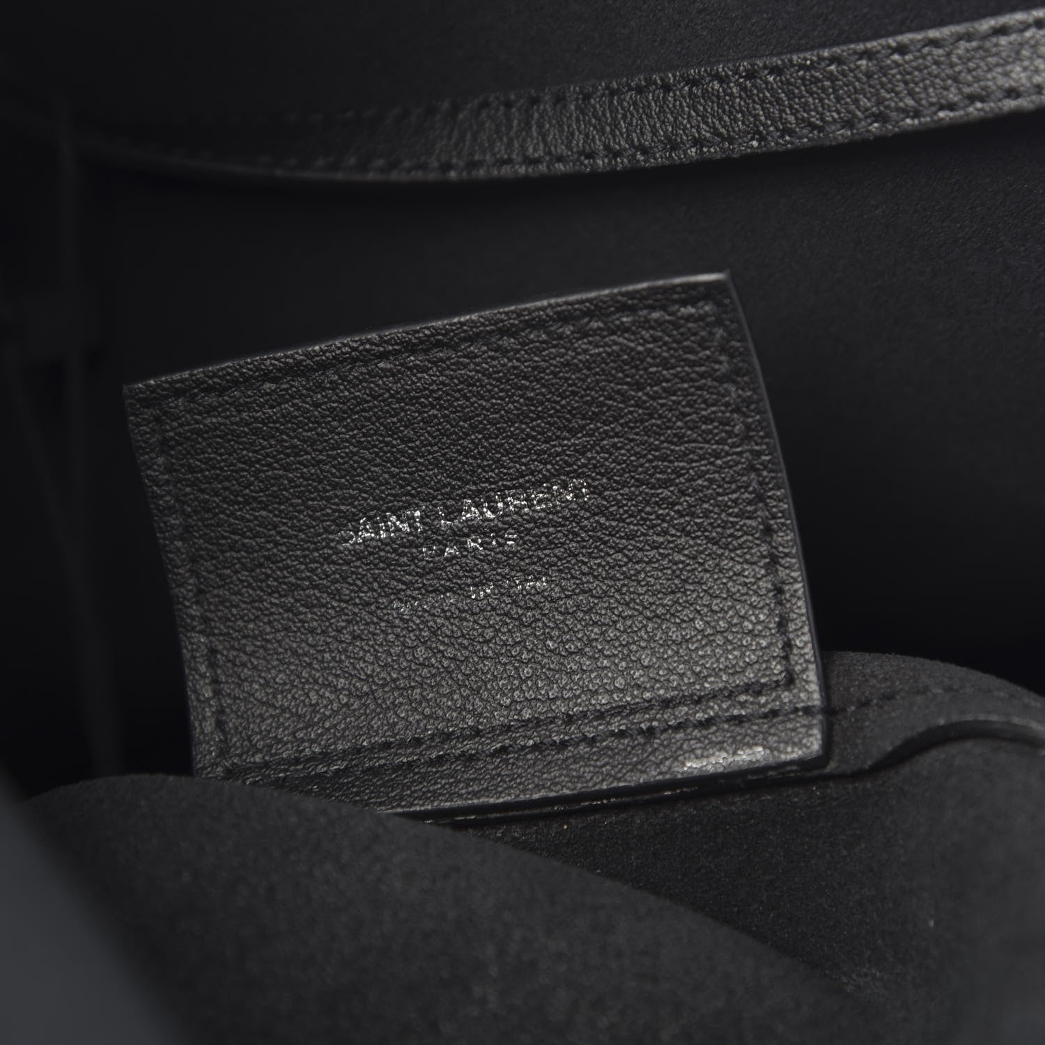 Saint Laurent Calfskin Universite Shopping Tote Black 7 of 12