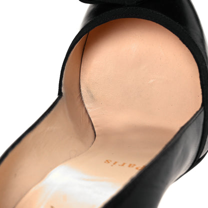 Christian Louboutin Nappa Grosgrain Lavalliere 100 Pumps 38 Black 9 of 9