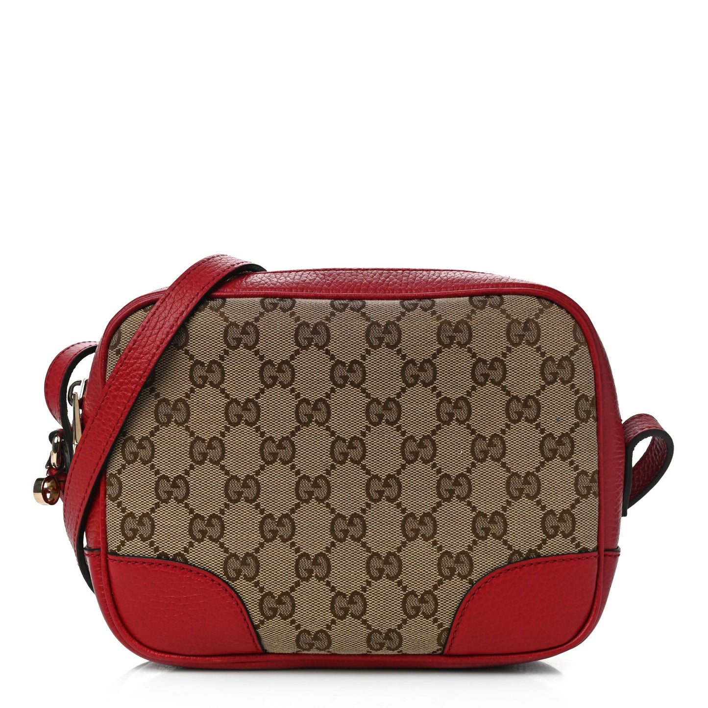 Monogram Mini Bree Messenger Bag Red