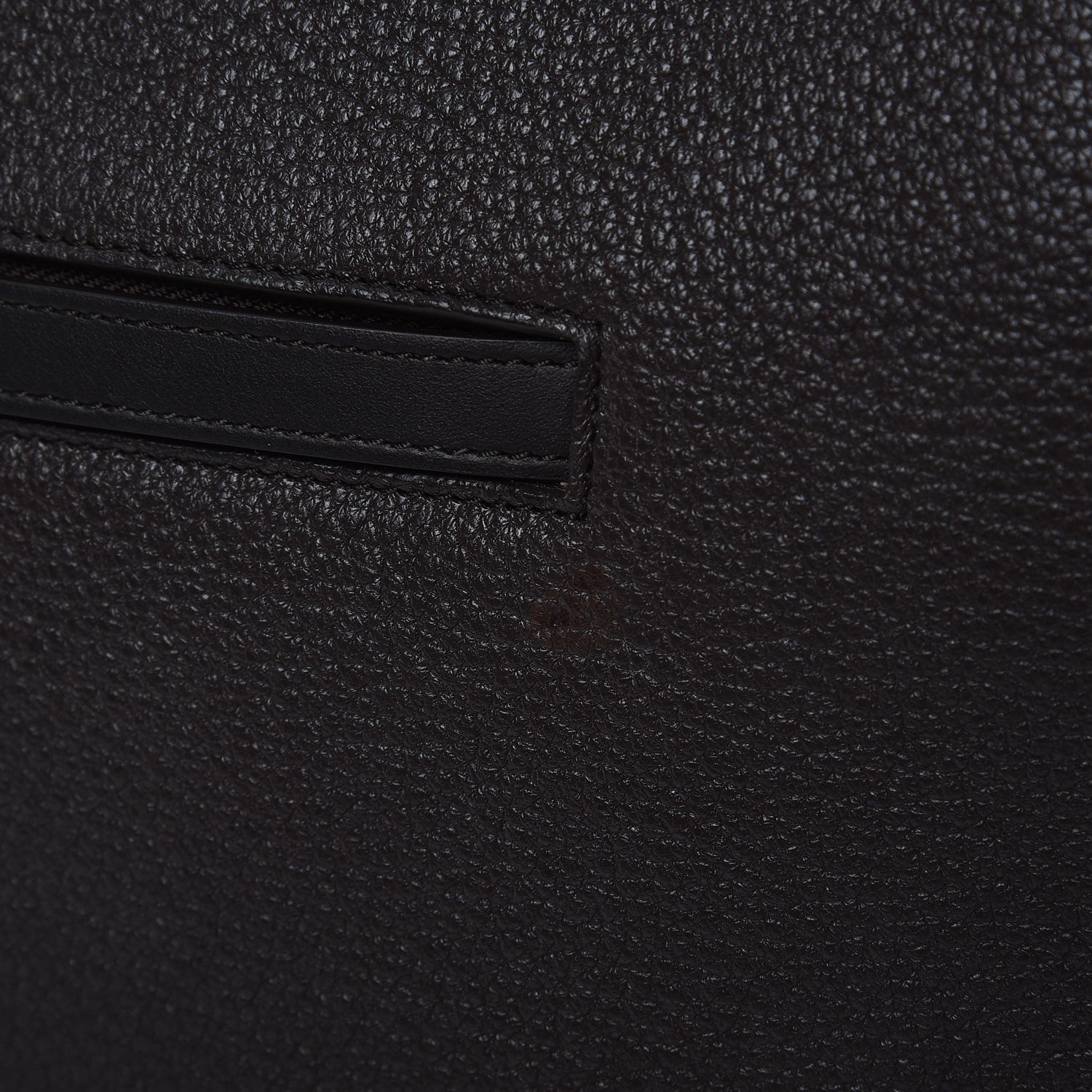 Celine Goatskin Smooth Calfskin Small Ring Bag Dark Taupe 8 of 11