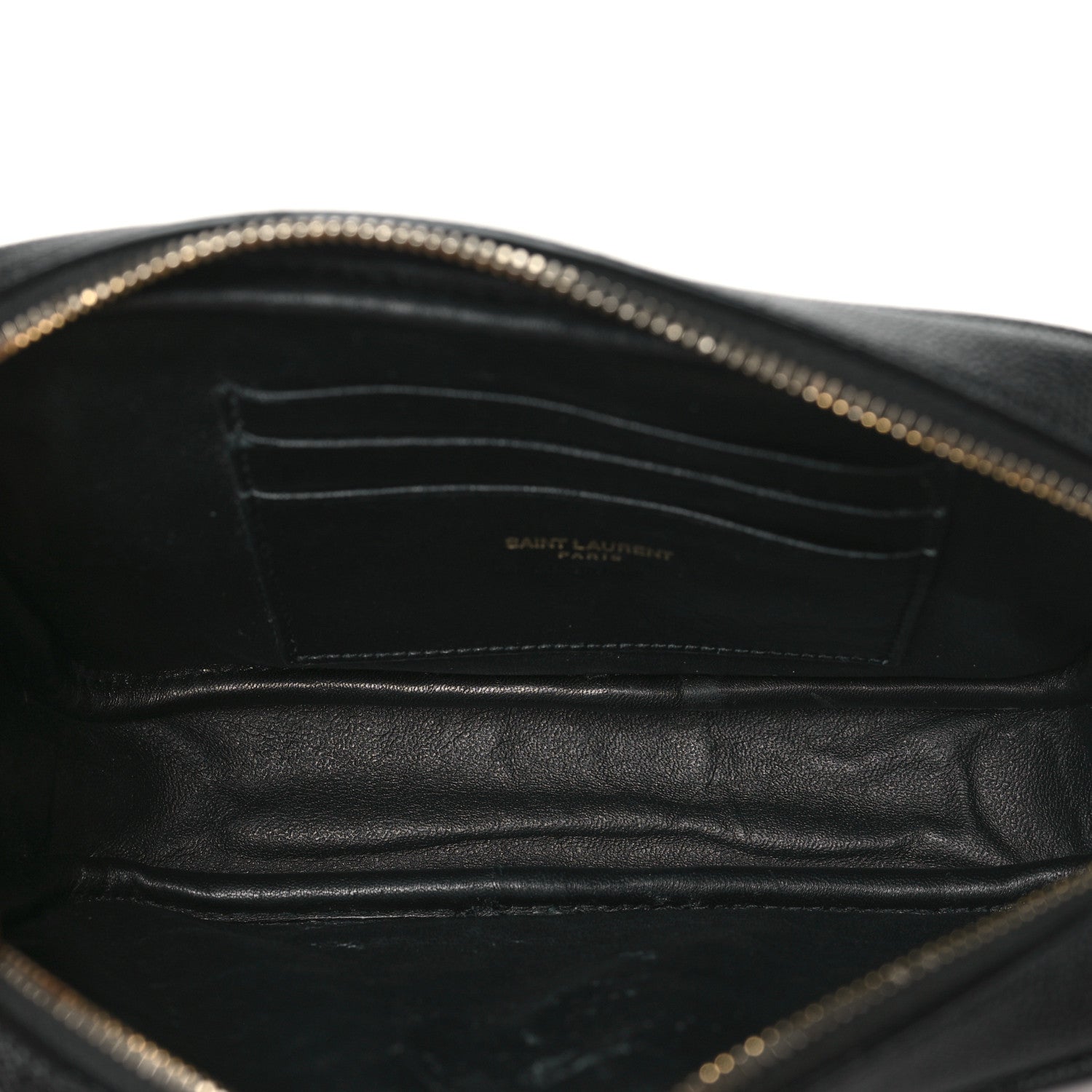 Saint Laurent Grain De Poudre Matelasse Monogram Mini Lou Camera Bag Black 5 of 10