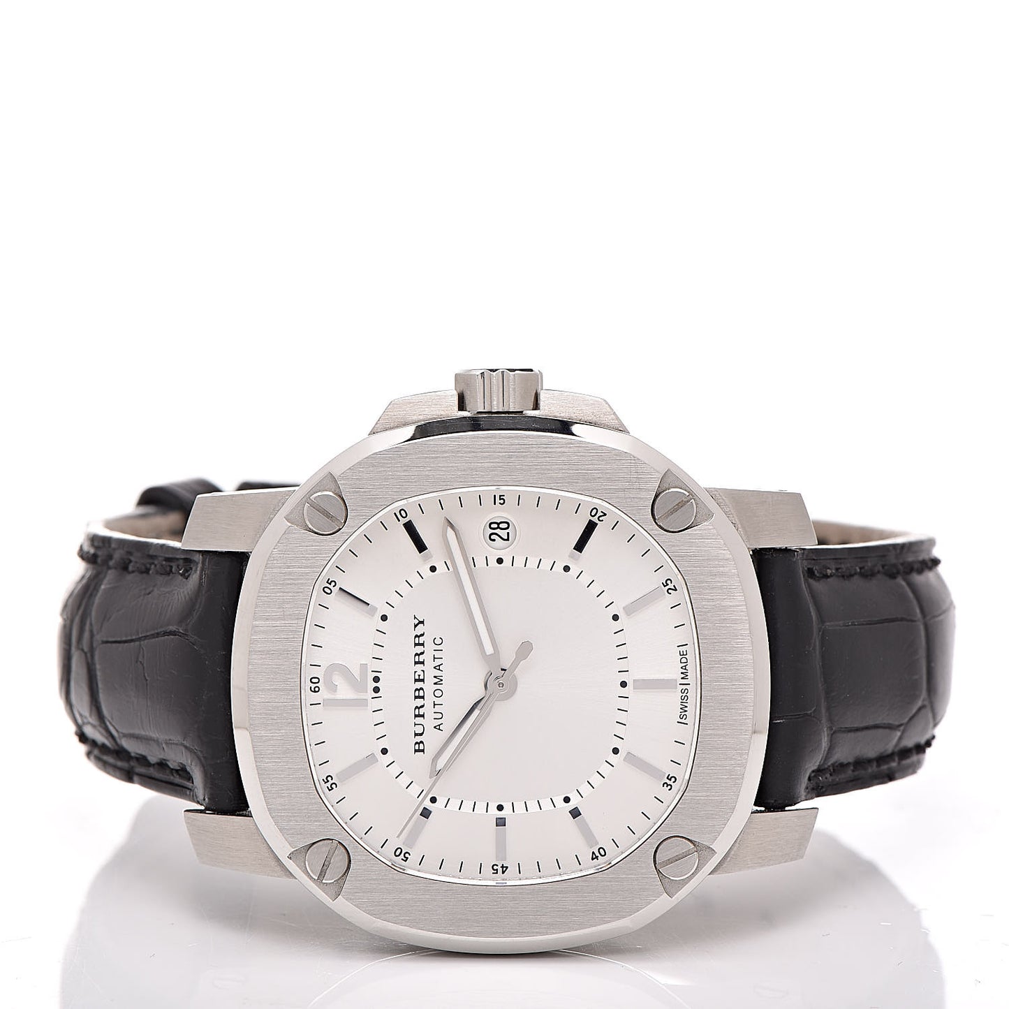 Stainless Steel Alligator 38mm The Britain Automatic Watch BBY1600