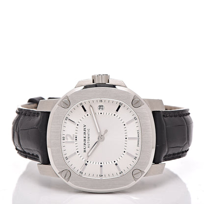 Burberry Stainless Steel Alligator 38mm The Britain Automatic Watch BBY1600 3 of 7