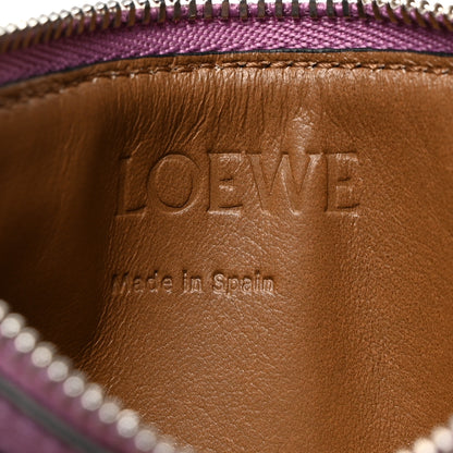 Loewe Soft Grained Calfskin Coin Card Holder Gold Guimauve 6 of 9