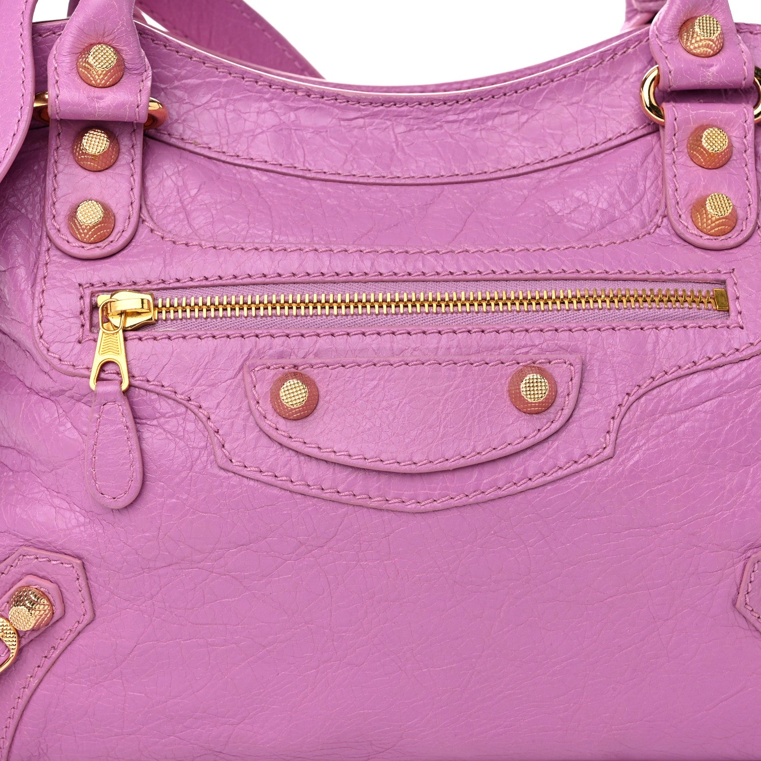 Balenciaga Agneau Giant 12 Gold Hardware Town Rose Berlingot 8 of 10