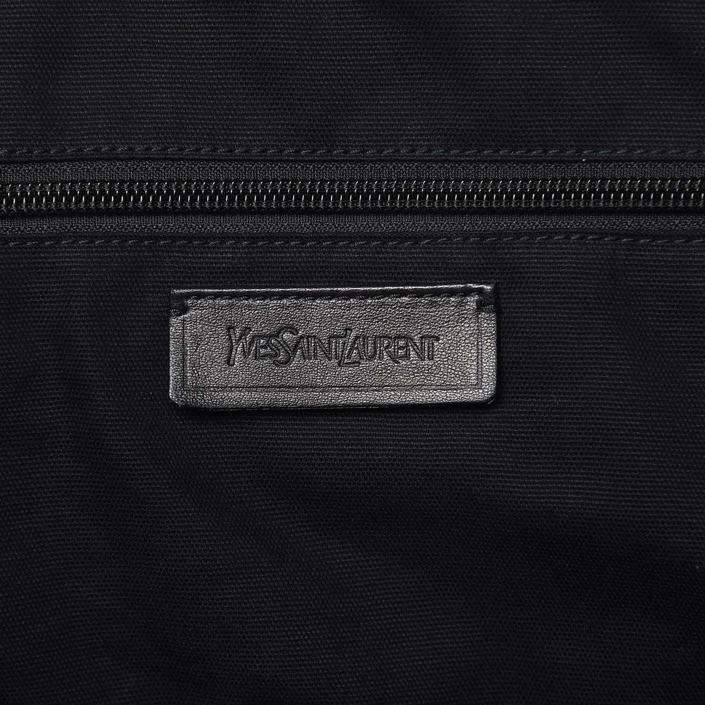 Calfskin Sac Hamptons Weekender Bag Black
