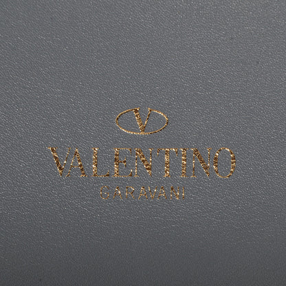 Valentino Garavani Vitello Rockstud Double Handle Tote Stone 9 of 9