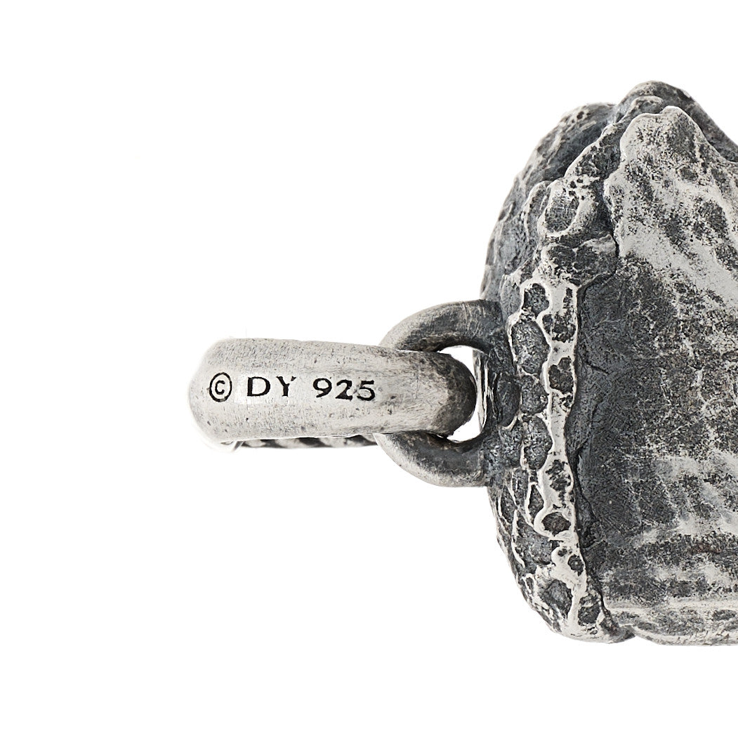 Sterling Silver Black Diamond Petrvs Claw Amulet Pendant