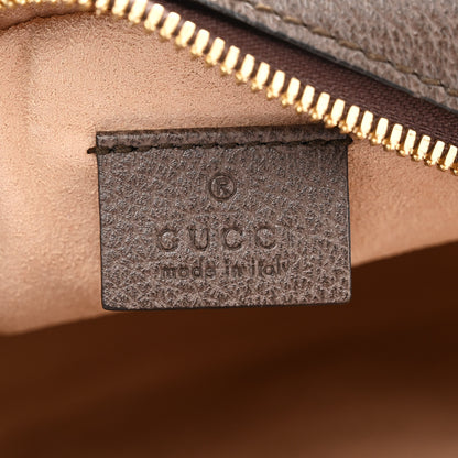 Gucci GG Supreme Monogram Web Mini Ophidia Round Shoulder Bag Brown 6 of 11