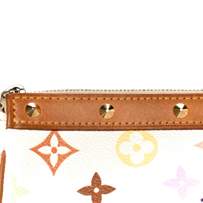 Louis Vuitton Monogram Multicolor Pochette Accessories White 16 of 19