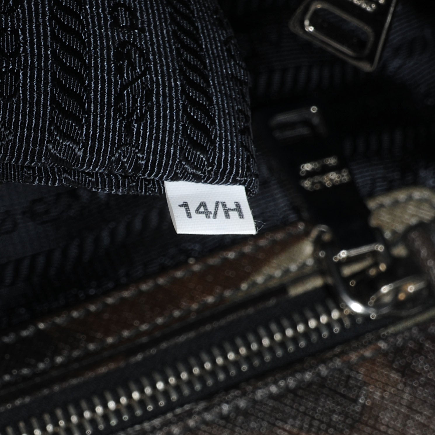 Prada Saffiano Soft Camouflage Military Tote Mimetico 9 of 10