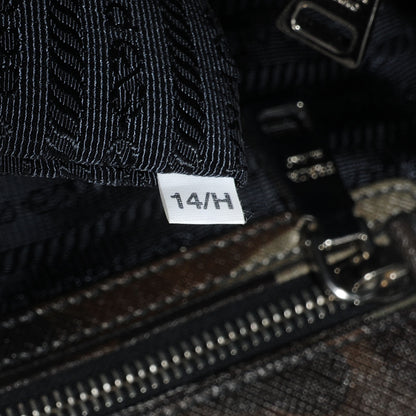 Prada Saffiano Soft Camouflage Military Tote Mimetico 9 of 10