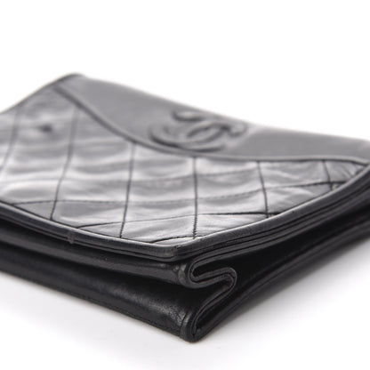 Chanel Lambskin Quilted CC Small Single Flap Black 6 of 12
