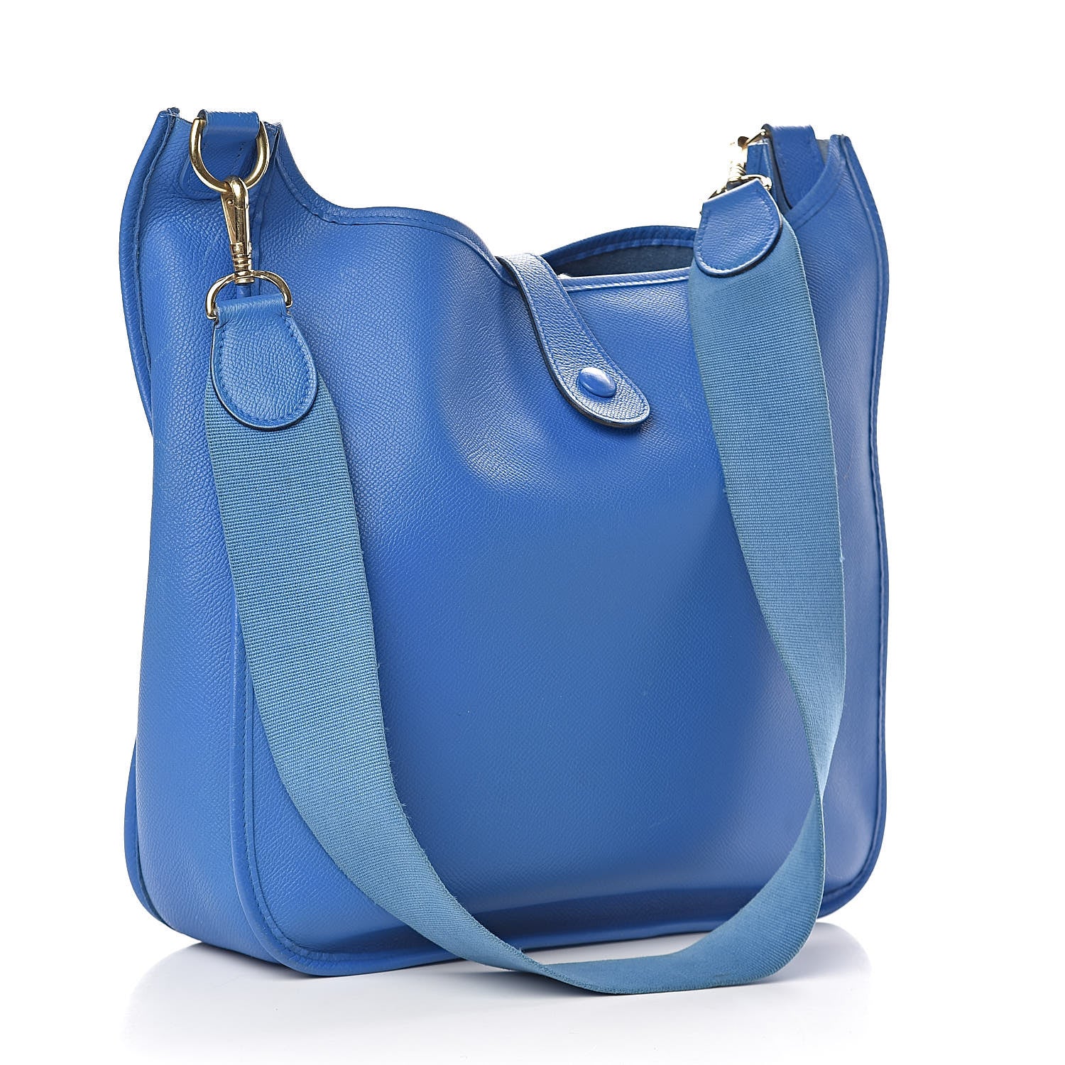 Hermes Courchevel Evelyne GM Bleu France 3 of 17