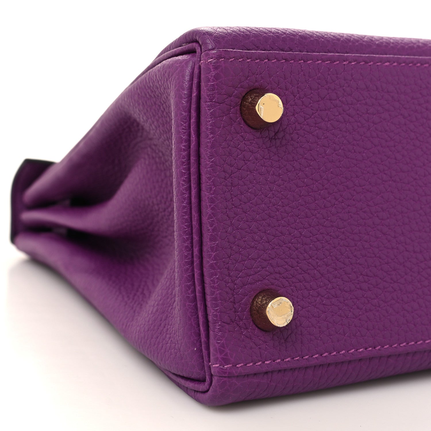 Hermes Togo Horseshoe Kelly Retourne 25 Anemone 9 of 13