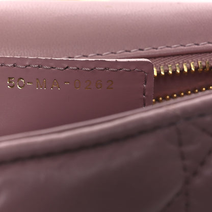 Christian Dior Lambskin Macrocannage Small Dior Caro Bag Pink 7 of 11