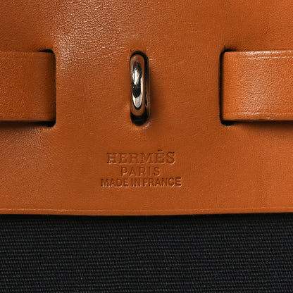 Hermes Toile Vache Hunter Herbag Zip PM 31 Black Natural 9 of 16